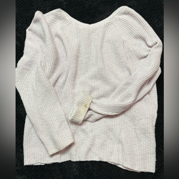 Lilac Knit Arie Cross Back Sweater - Picture 2 of 3